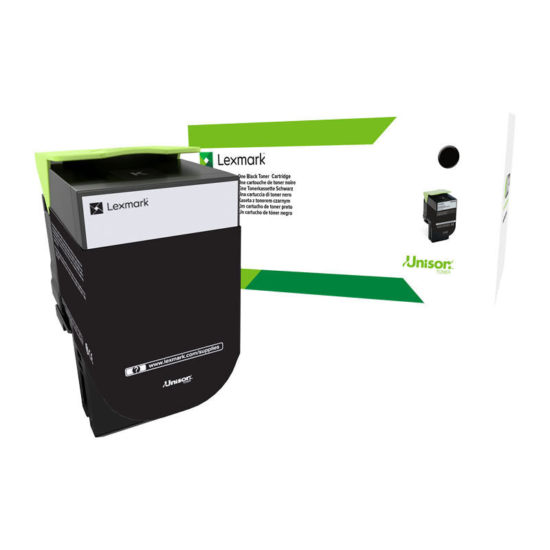 Lexmark 70C8HKE Black Genuine Toner Cartridge