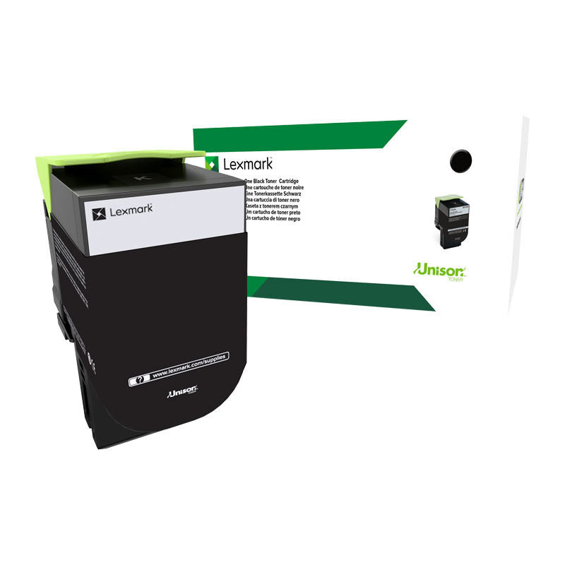 Lexmark 70C80K0 Black Genuine Toner Cartridge