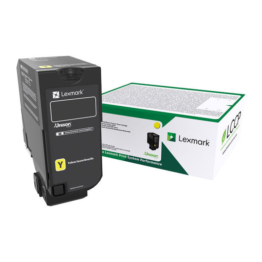 Lexmark 74C6HY0 Yellow Genuine Toner Cartridge