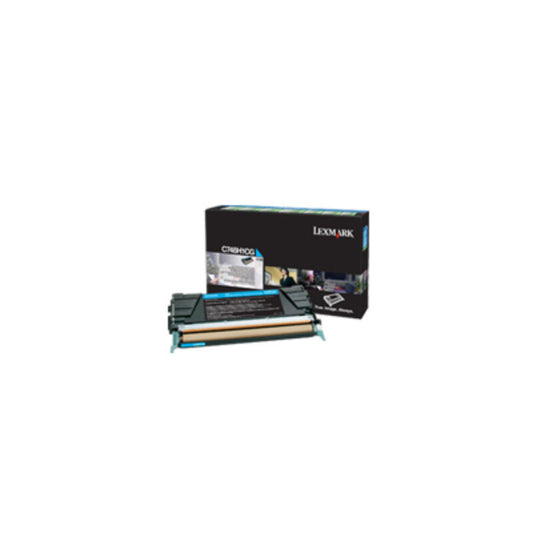Lexmark C748H1CG Cyan Genuine Toner Cartridge