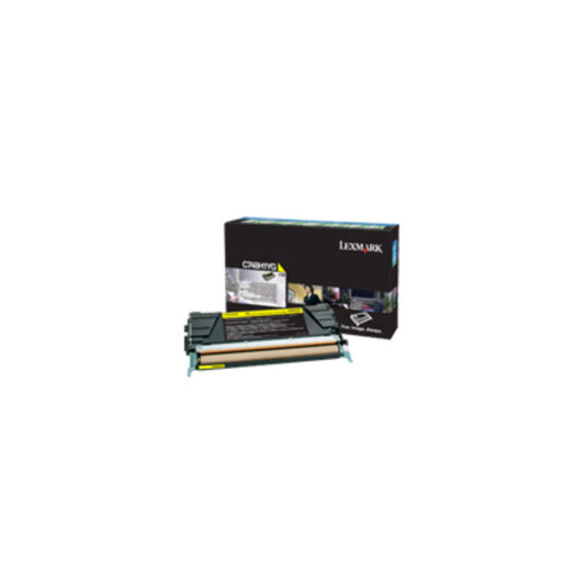 Lexmark C748H1YG Yellow Genuine Toner Cartridge