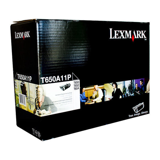 Lexmark T650A11P Black Genuine Toner Cartridge