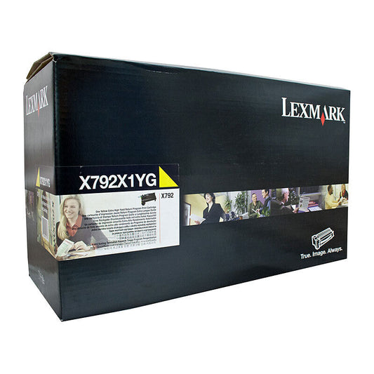 Lexmark X792X1YG Yellow Genuine Toner Cartridge