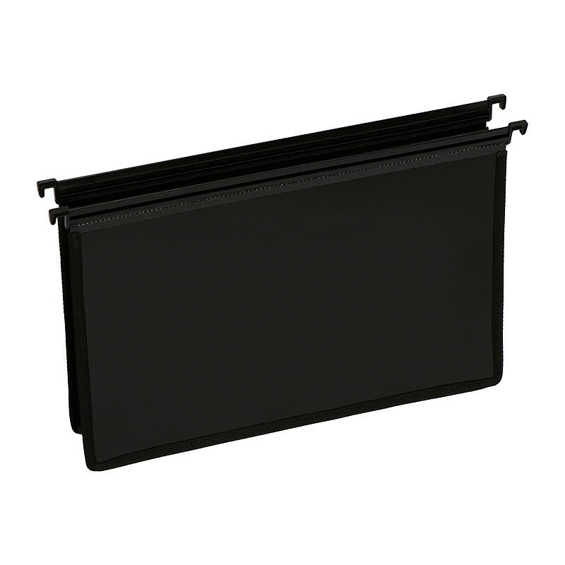 Marbig PP Suspension File F/C X-Capacity Black Pk5