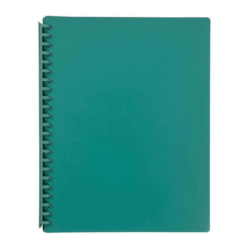 Marbig Refillable Display Book 20 Pocket Green