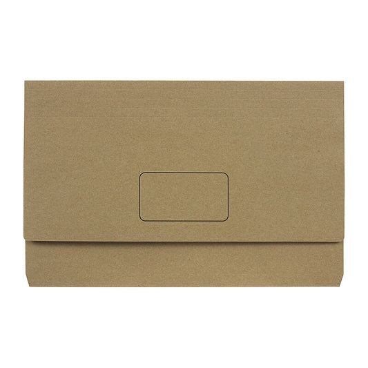 Marbig Slimpick F/C Document Wallet Env Kraft Pk10