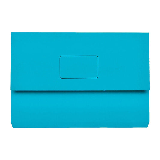 Marbig Slimpick Foolscap Document Wallet Blue