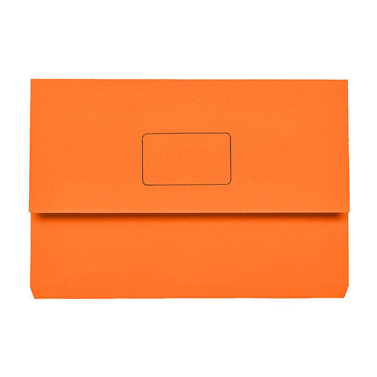 Marbig Slimpick Foolscap Document Wallet Orange