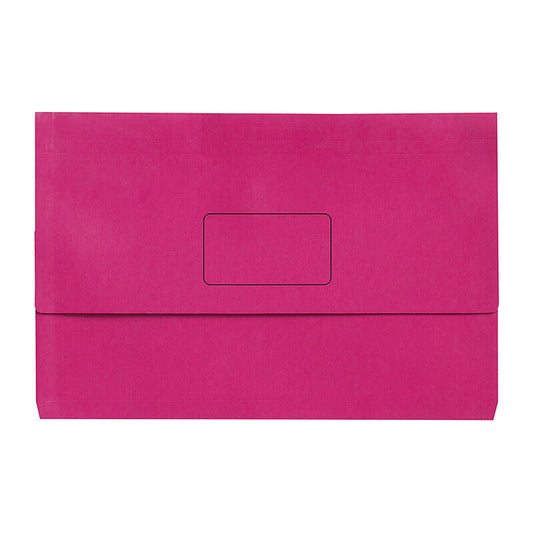 Marbig Slimpick Foolscap Document Wallet Pink