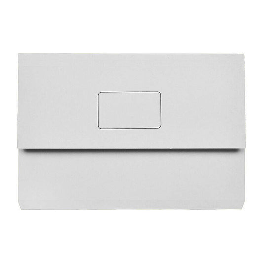 Marbig Slimpick Foolscap Document Wallet Grey