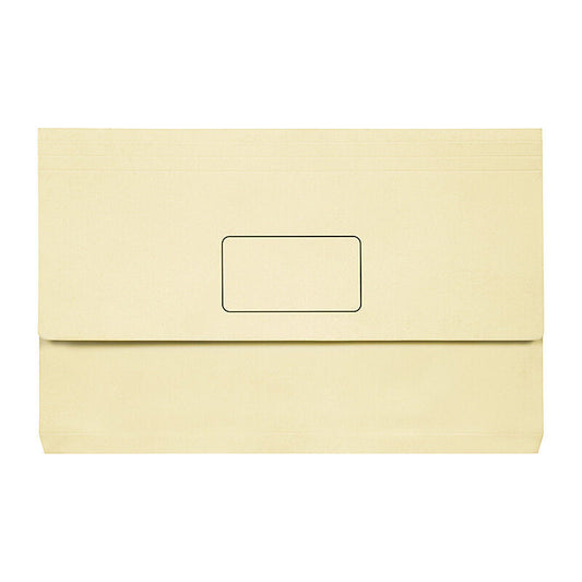 Marbig Slimpick F/C Document Wallet Brt Buff Pk10