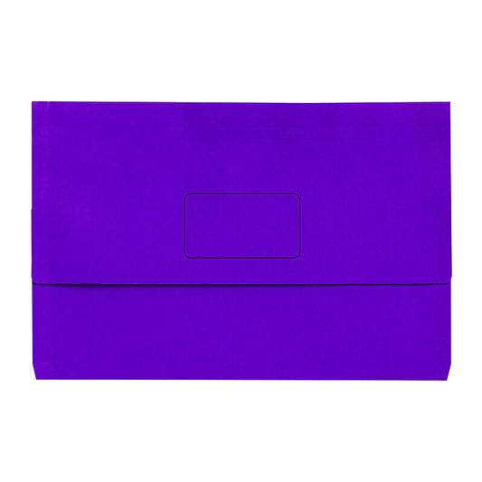 Marbig Slimpick F/C Document Wallet Brt Prpl Pk10