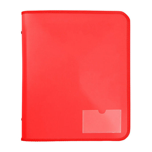 Marbig Zipper Binder W/ Tech Case 25mm 2D Red