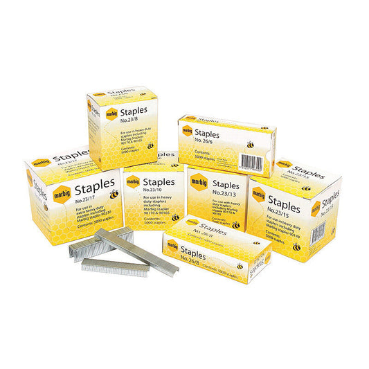 Marbig Staples 23/8mm Bx5000 Heavy Duty