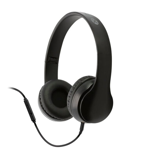 Moki Flip Wired Headphones Black [ACC HPFLBK]