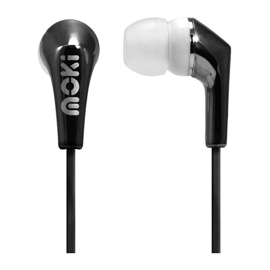Moki Metallics Earphone Black [ACC HPMLCK]