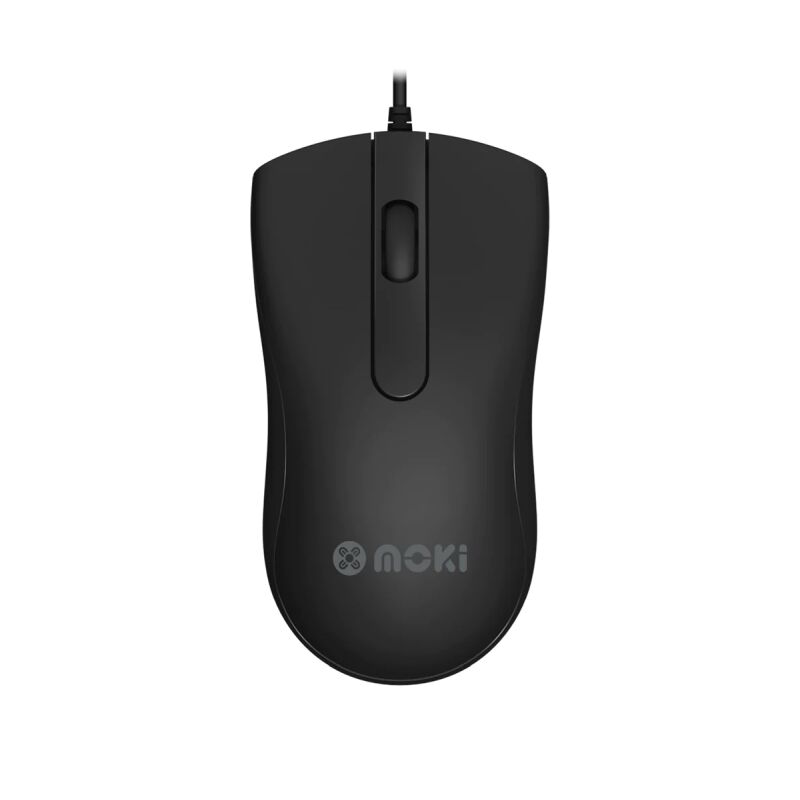 Moki Wired Optical Mouse Black [ACC MOCA]