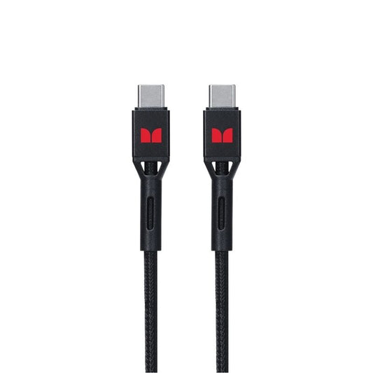 Monster USB-C to USB-C Braided Cable Black 1.2m [MT-1.2MCTOCBB]