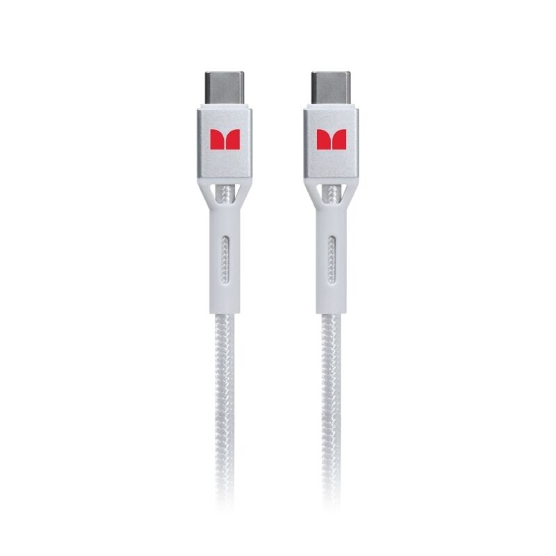 Monster USB-C to USB-C Braided Cable White 1.2m [MT-1.2MCTOCBW]