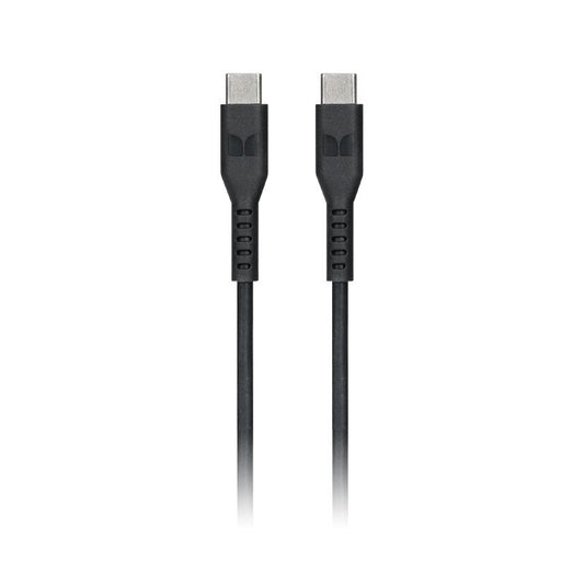 Monster USB-C to USB-C Thermo Plastic Elastometer Cable Black 1.2m [MT-1.2MCTOCTB]