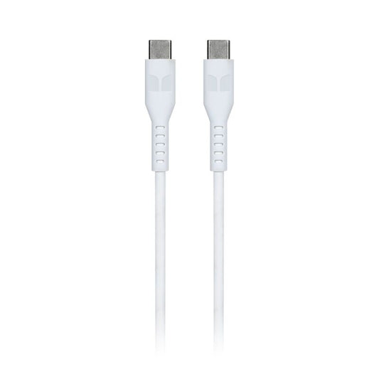 Monster USB-C to USB-C Thermo Plastic Elastometer Cable White 1.2m [MT-1.2MCTOCTW]