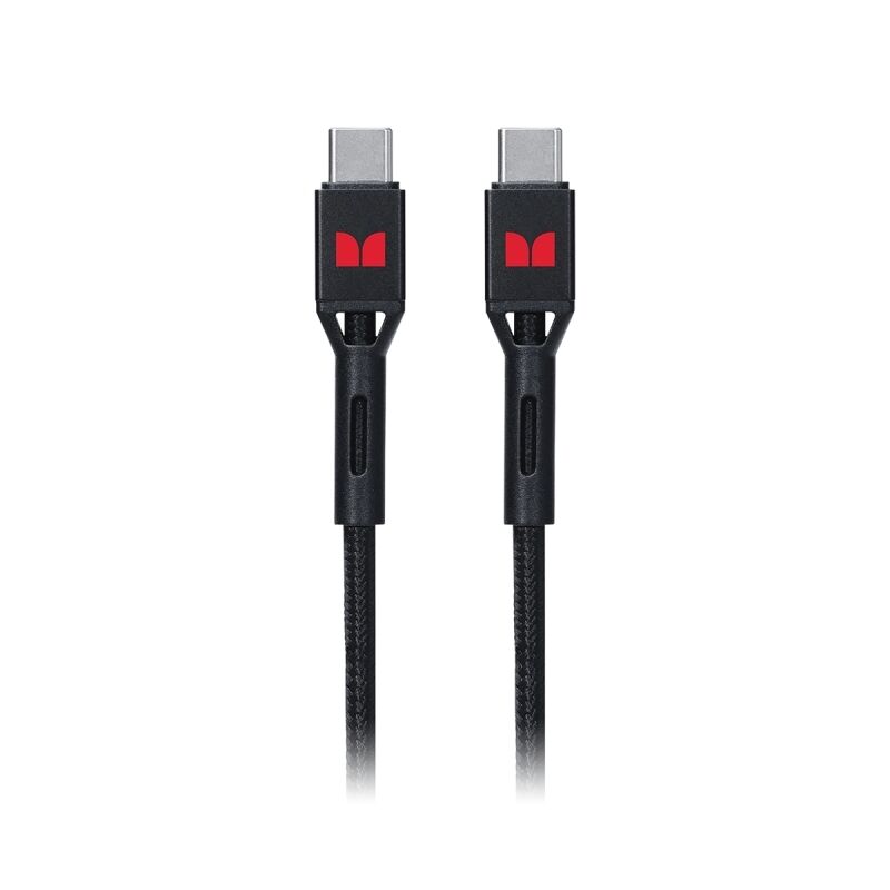 Monster USB-C to USB-C Braided Cable Black 2m [MT-2MCTOCBB]