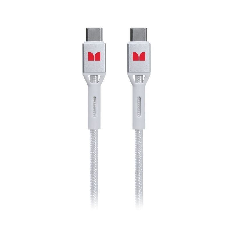 Monster USB-C to USB-C Braided Cable White 2m [MT-2MCTOCBW]