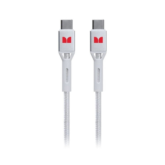 Monster USB-C to USB-C Braided Cable White 2m [MT-2MCTOCBW]