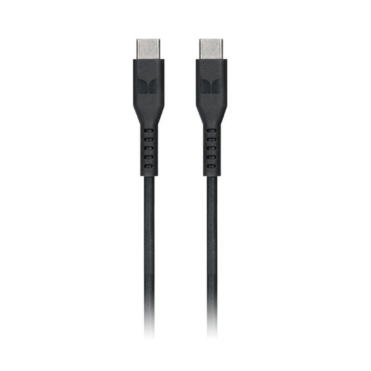 Monster USB-C to USB-C Thermo Plastic Elastometer Cable Black 2m [MT-2MCTOCTB]