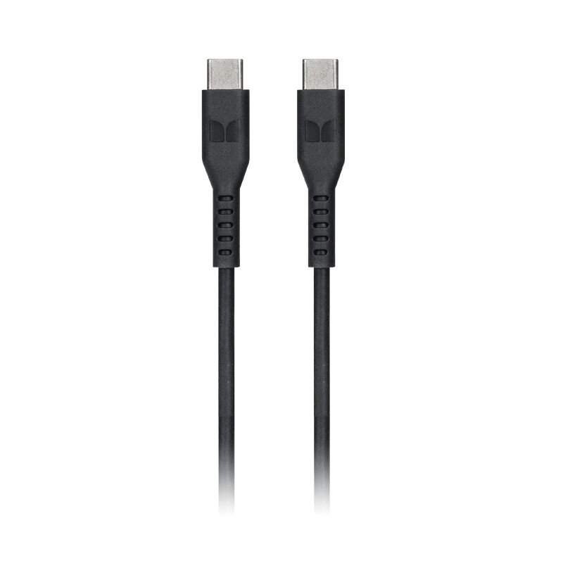 Monster USB-C to USB-C Thermo Plastic Elastometer Cable Black 2m [MT-2MCTOCTB]