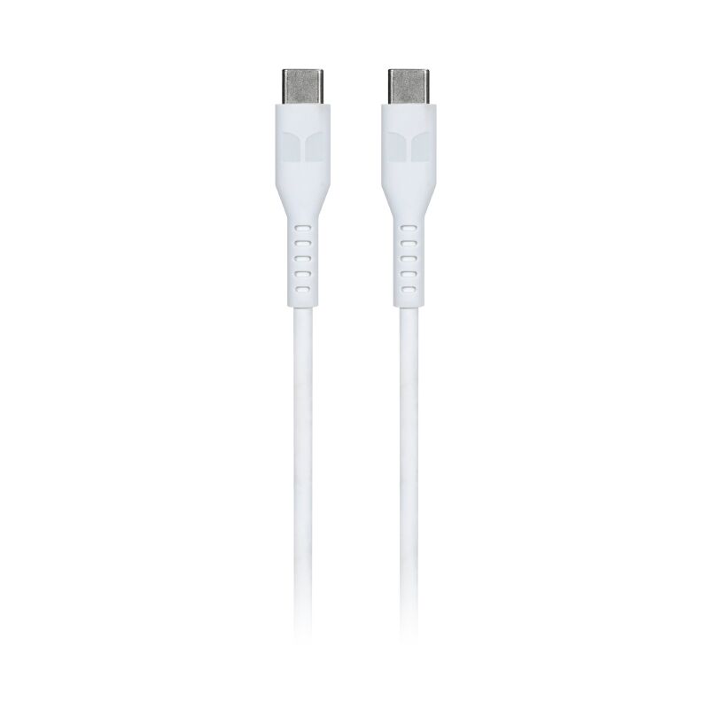 Monster USB-C to USB-C Thermo Plastic Elastometer Cable White 2m [MT-2MCTOCTW]