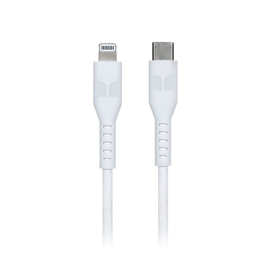 Monster Lightning to USB-C Thermo Plastic Elastometer Cable White 2m [MT-2MLTOCTW]