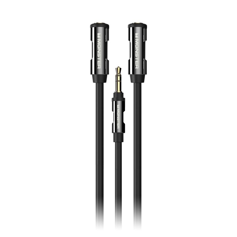 Monster Mini 1-2 Stereo Audio Cable 0.15m [MTESMINISPLIT.15M]