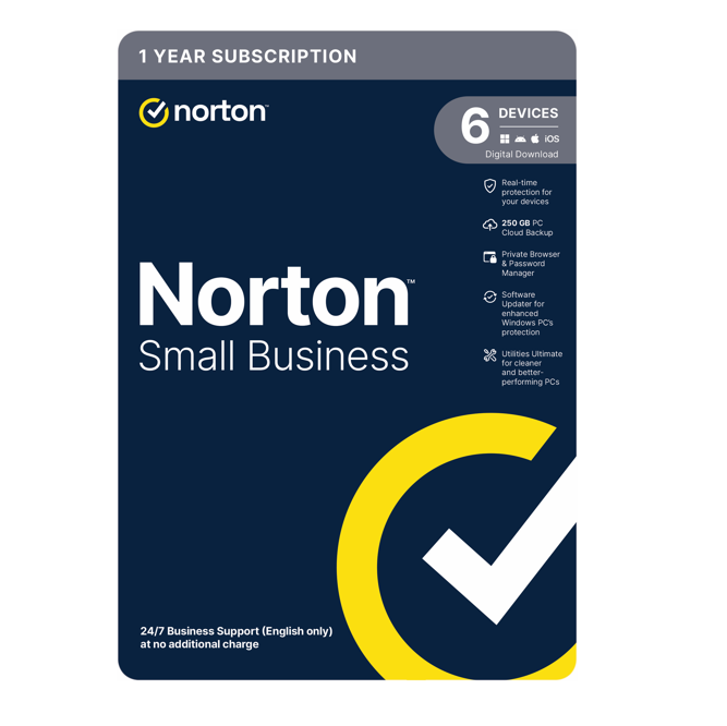 Norton Small Business 1 User 6 Devices 1 Year [21455392]