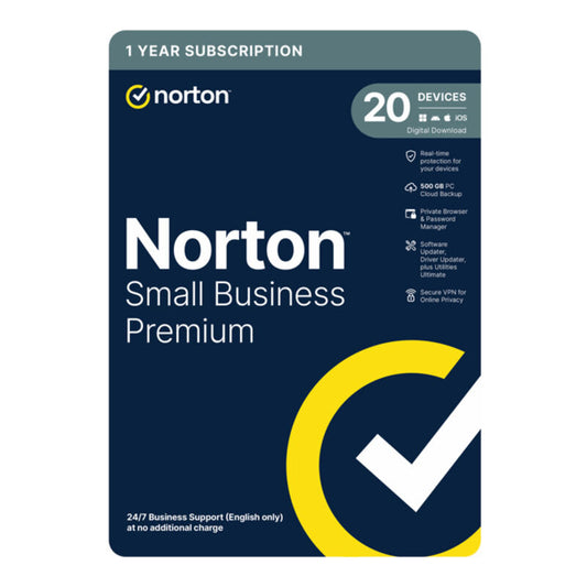 Norton Small Business Premium 1 User 20 Devices [21455386]