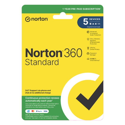 Norton 360 Standard 10G 1U5D1Y [21468583]