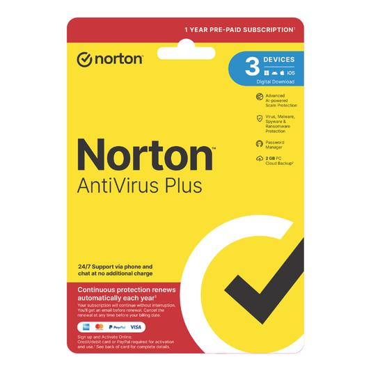 Norton AntiVirus Plus 2G 1U3D [21468602]