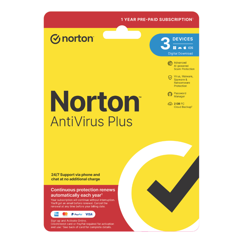 Norton AntiVirus Plus 2G 1U3D [21468588]