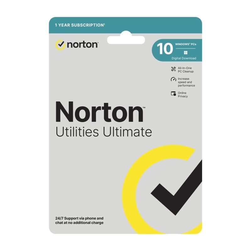 Norton Utilities Ultimate 1 User 10 Devices 1 Year Sub ESD Version [21443978]
