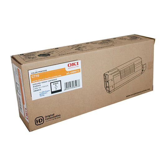OKI 44318612 Black Genuine Toner Cartridge