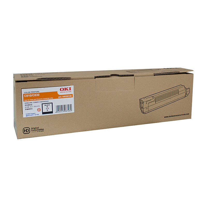 OKI 44059136 Black Genuine Toner Cartridge
