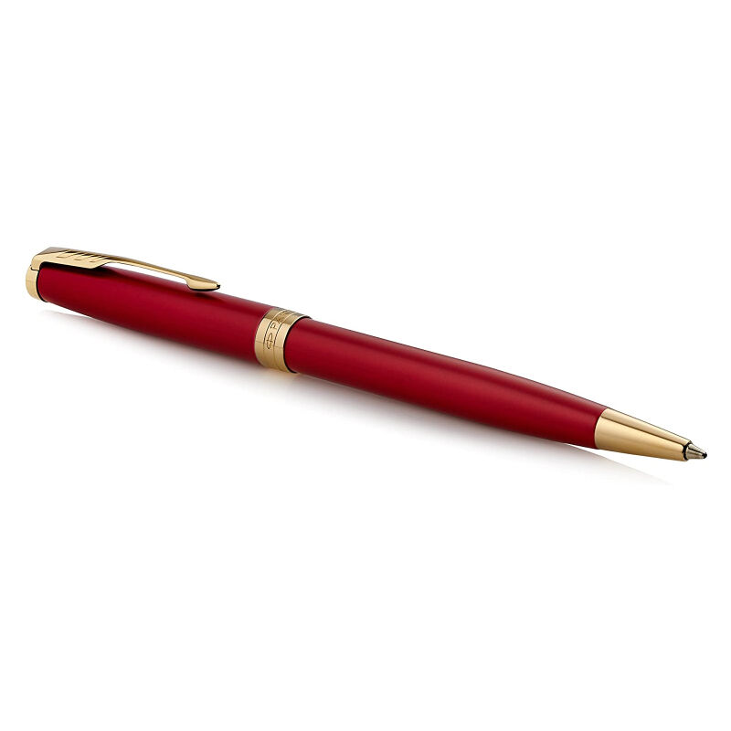 Parker Sonnet Ballpoint Pen - Red Lacquer, Gold Trim