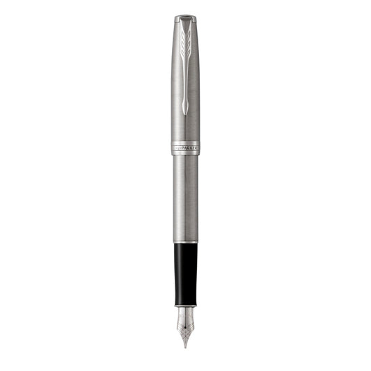Parker Sonnet Fountain Pen - Stainless Steel, Chrome Trim