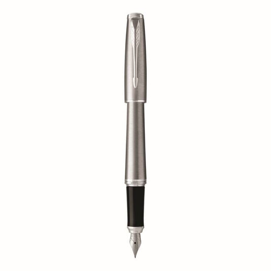 Parker Urban Metro Fountain Pen - Metallic, Chrome Trim, Medium Nib