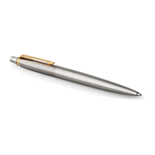 Parker Jotter Ballpoint Pen - Stainless Steel, Gold Trim