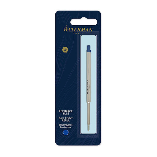 Waterman BP Refill Med Blu Pk1