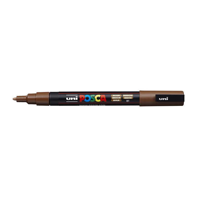 Posca PC-3M Fine Blt Mrkr Brwn