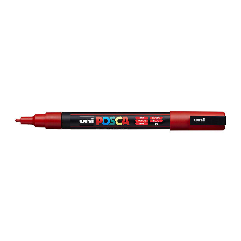 Posca PC-3M Fine Blt Mrkr Red