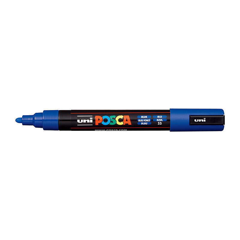Posca PC-5M Med Blt Paint Blu