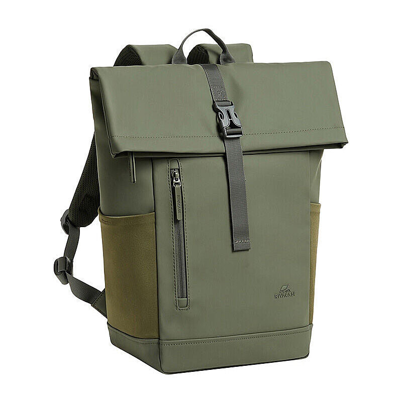RIVACASE Eden-ECO Roll-Top Backpack 17L - Olive Green [7826]